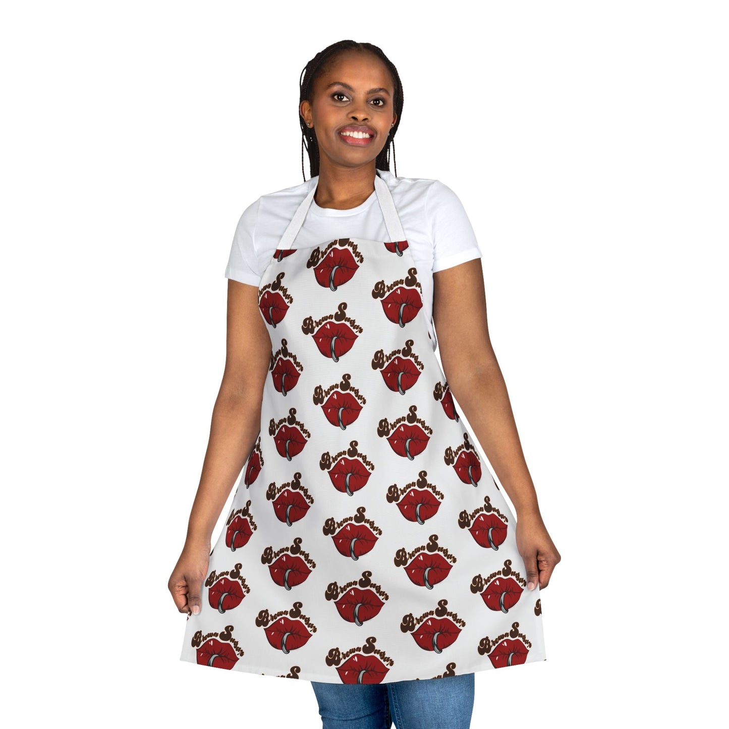 White Multi Apron