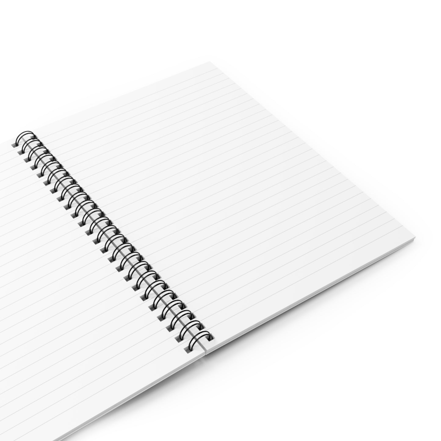Black Leather Design Spiral Notebook