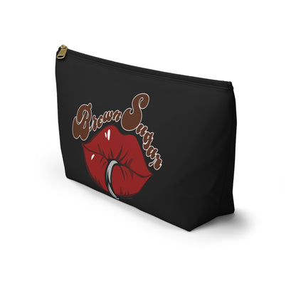 Black Accessory Pouch w T-bottom